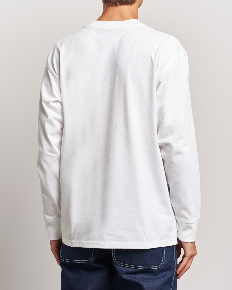 Uomini | T-shirt | Carhartt WIP | American Script Long Sleeve T-Shirt White