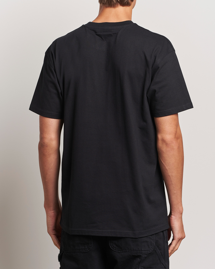 Uomini | T-shirt | Carhartt WIP | American Script Short Sleeve T-Shirt Black
