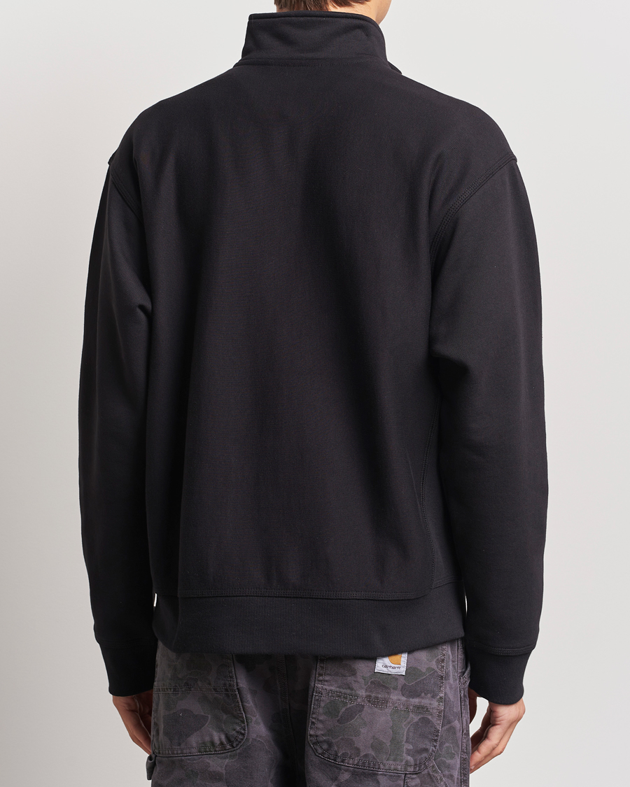 Uomini | Maglieria | Carhartt WIP | American Script Half Zip Sweatshirt Black