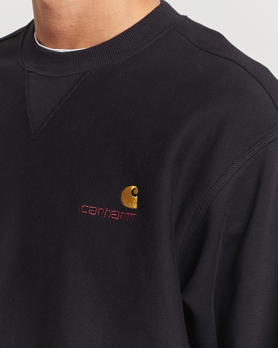 Uomini | Maglieria | Carhartt WIP | American Script Sweatshirt Black