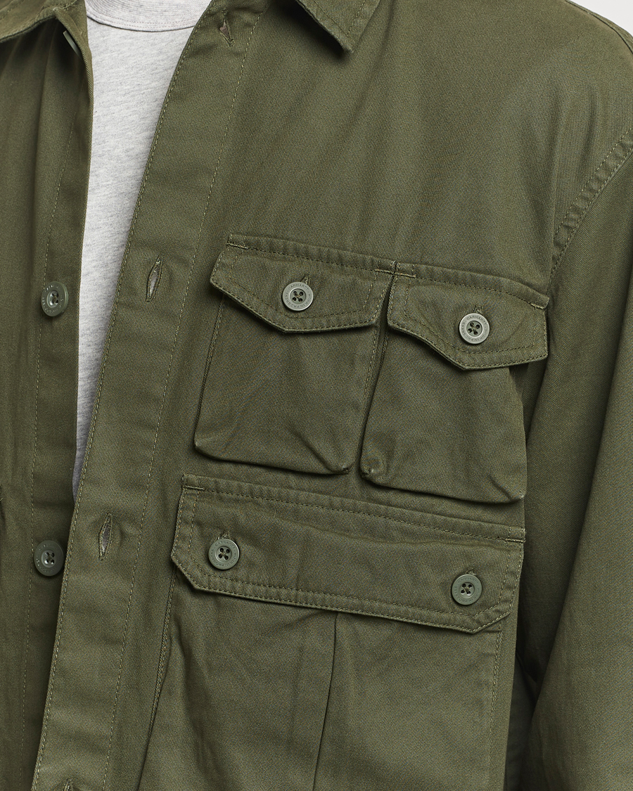 Uomini | Camicie | Carhartt WIP | Tracker Cotton Twill Shirt Office Green