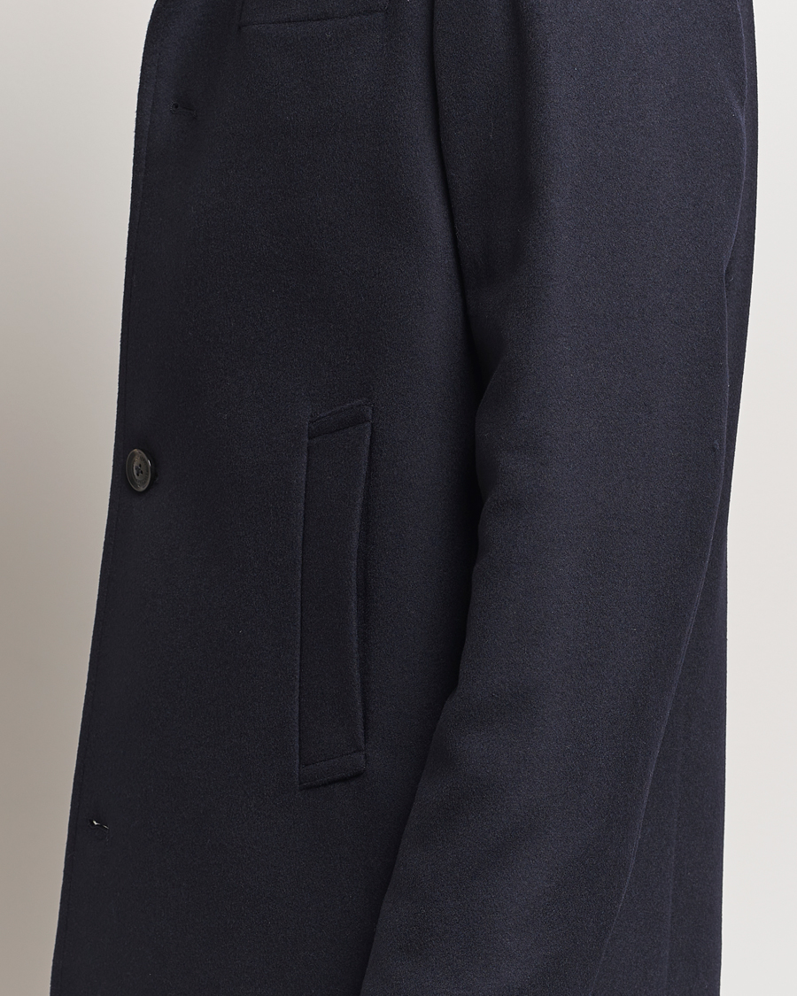 Uomini | Giacche | J.Lindeberg | Jesse Melton Cashmere Coat Navy
