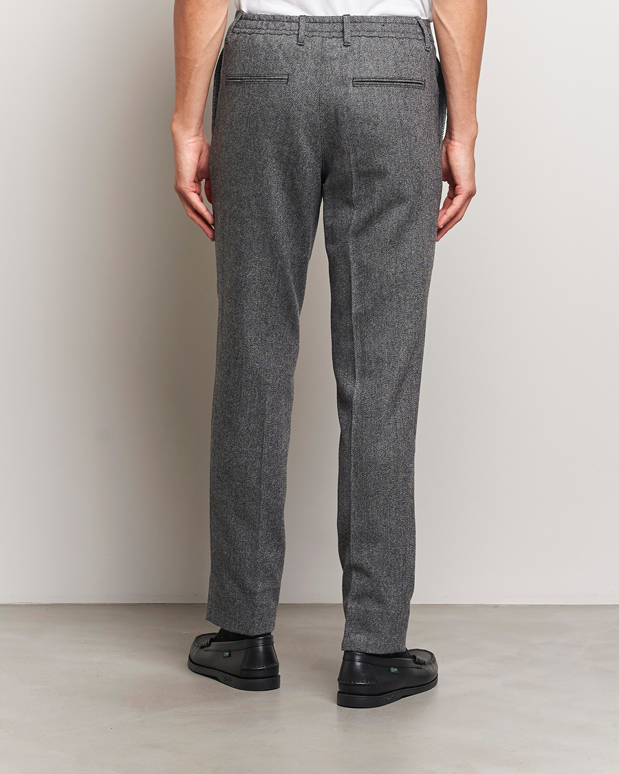 Uomini | Pantaloni | J.Lindeberg | Soren Twill Cash Flannel Pants Night Owl