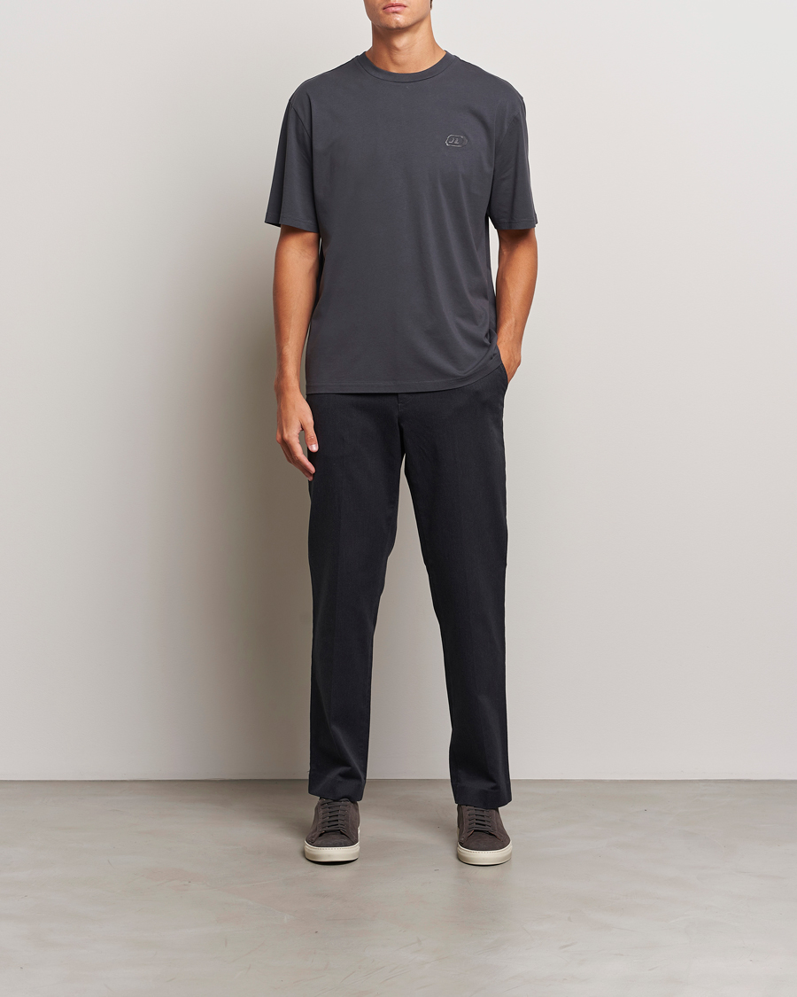 Uomini | Pantaloni | J.Lindeberg | Lois Flannel Twill Pants Dark Grey