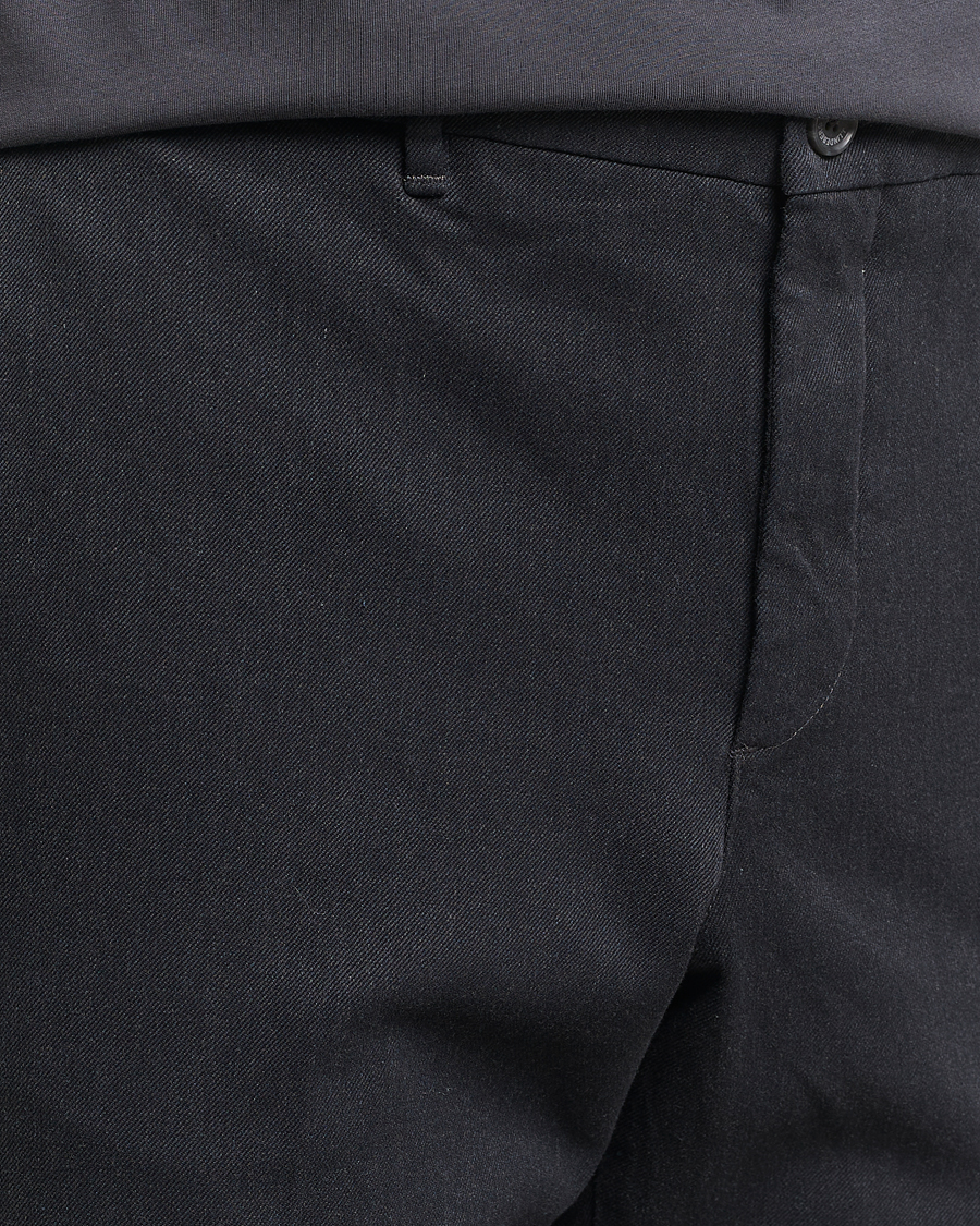 Uomini | Pantaloni | J.Lindeberg | Lois Flannel Twill Pants Dark Grey