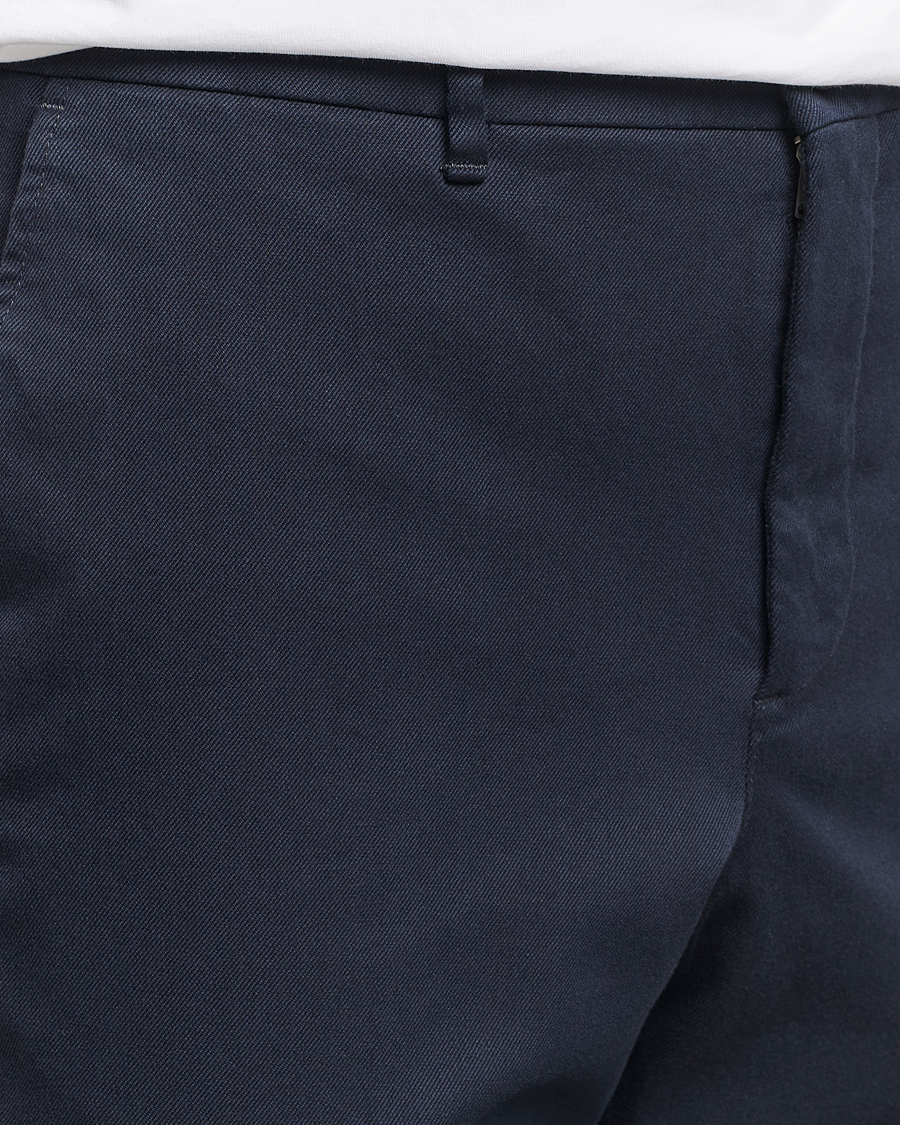Uomini | Pantaloni | J.Lindeberg | Lois Flannel Twill Pants Navy