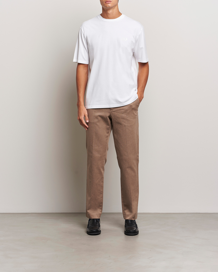 Uomini | Pantaloni | J.Lindeberg | Lois Flannel Twill Pants Tiger Brown