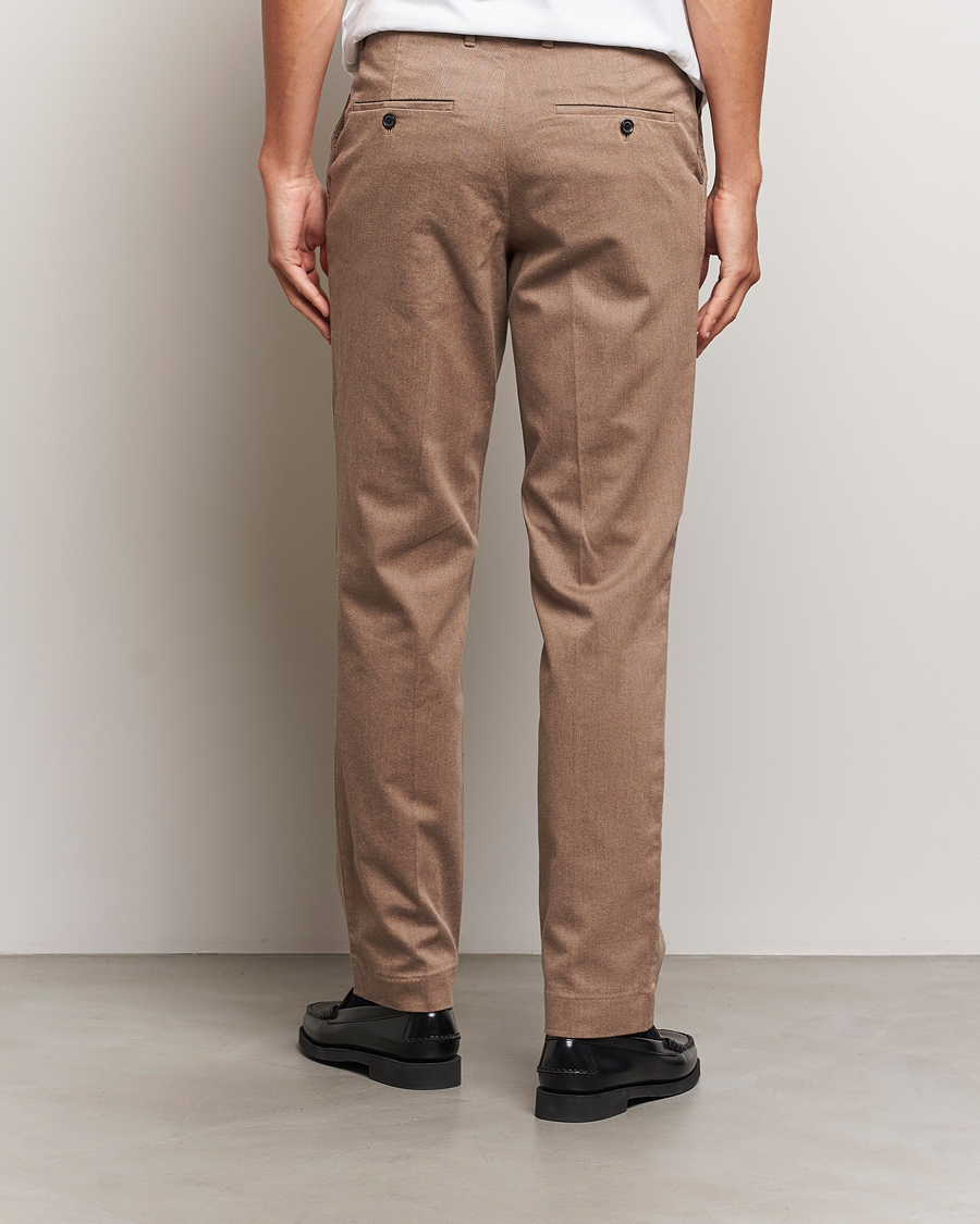 Uomini | Pantaloni | J.Lindeberg | Lois Flannel Twill Pants Tiger Brown