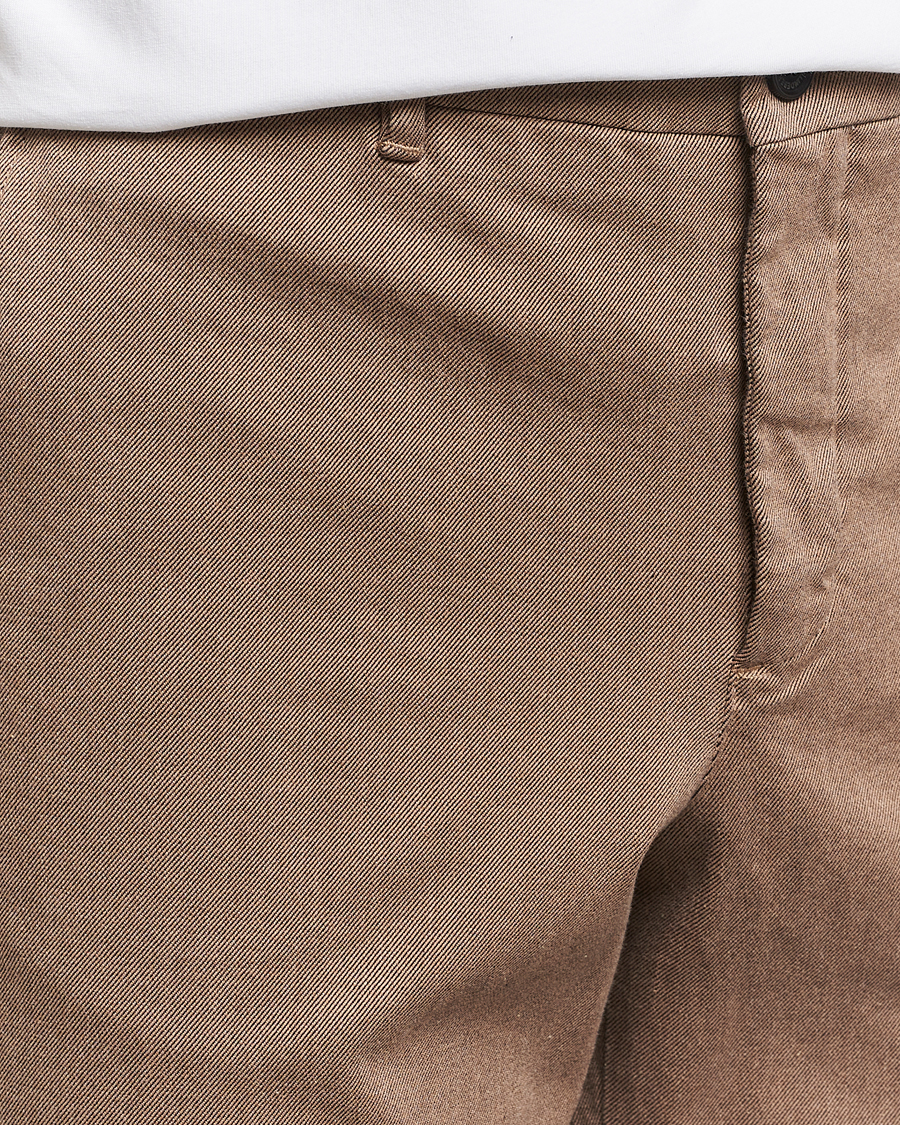 Uomini | Pantaloni | J.Lindeberg | Lois Flannel Twill Pants Tiger Brown