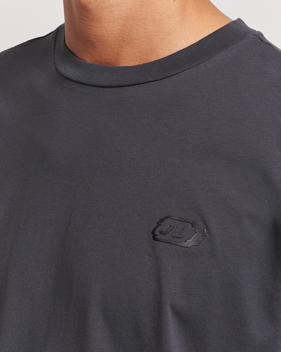 Uomini | T-shirt | J.Lindeberg | Hale Logo T-Shirt Washed Black
