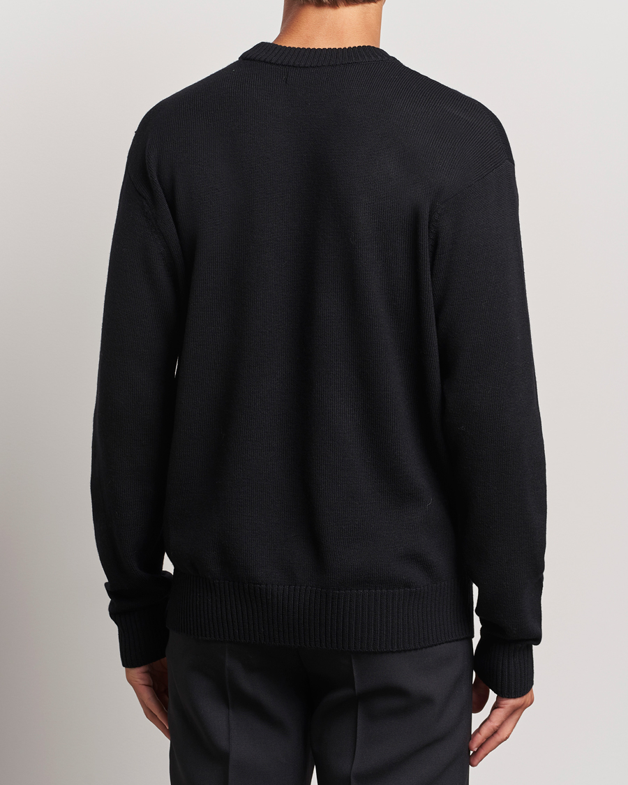 Uomini | Maglieria | J.Lindeberg | Kino Merino Crew Neck Black