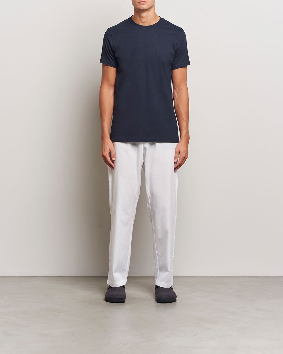 Uomini | T-shirt | Bread & Boxers | Crew Neck Regular T-Shirt Dark Navy