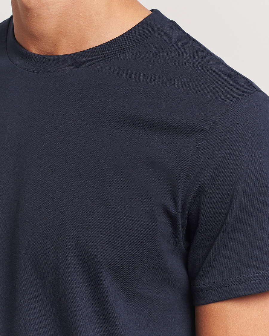 Uomini | T-shirt | Bread & Boxers | Crew Neck Regular T-Shirt Dark Navy