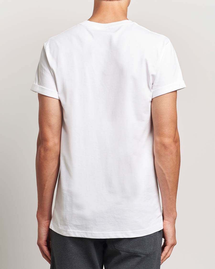 Uomini | T-shirt | Bread & Boxers | Roll-Up Crew Neck T-Shirt White
