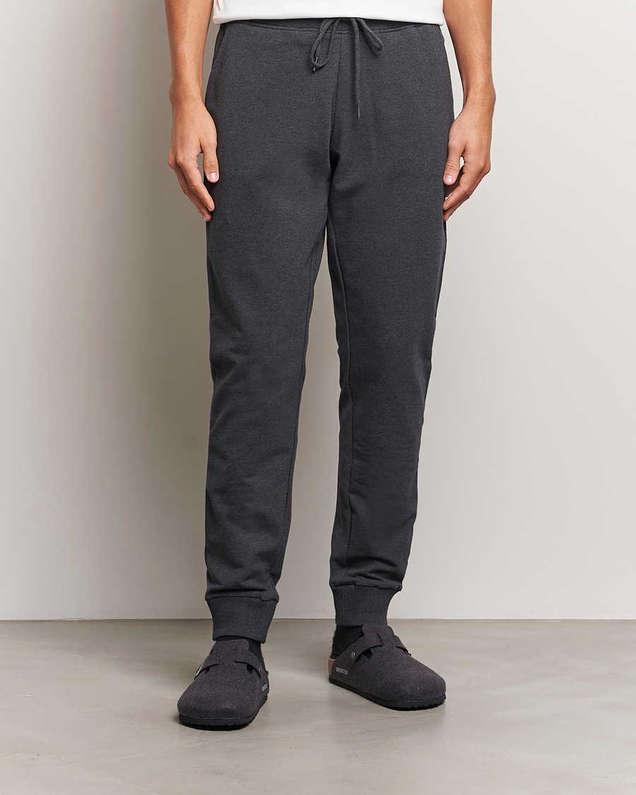 Uomini | Pantaloni | Bread & Boxers | Loungewear Pants Dark Grey Melange
