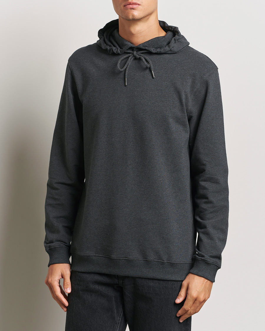 Uomini | Maglieria | Bread & Boxers | Loungewear Hoodie Dark Grey Melange