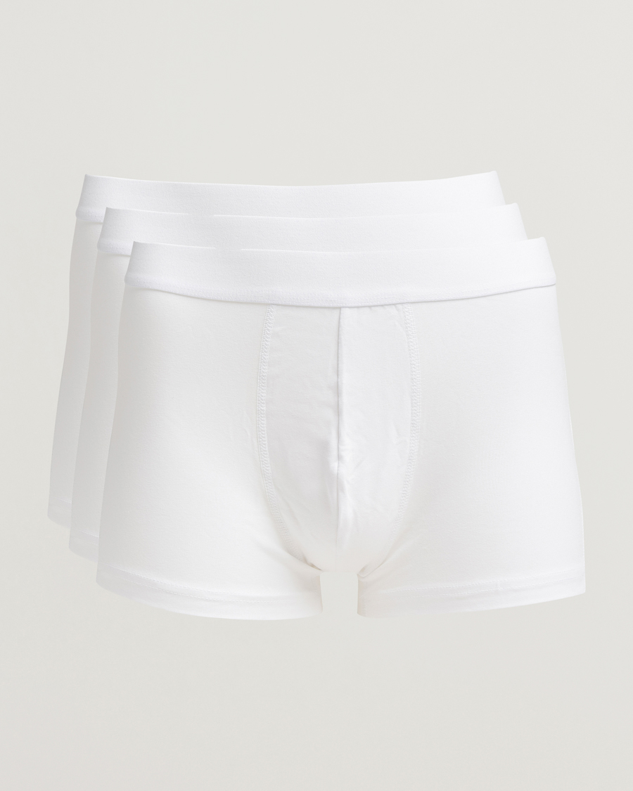 Uomini | Biancheria intima | Bread & Boxers | 3-Pack Trunk White