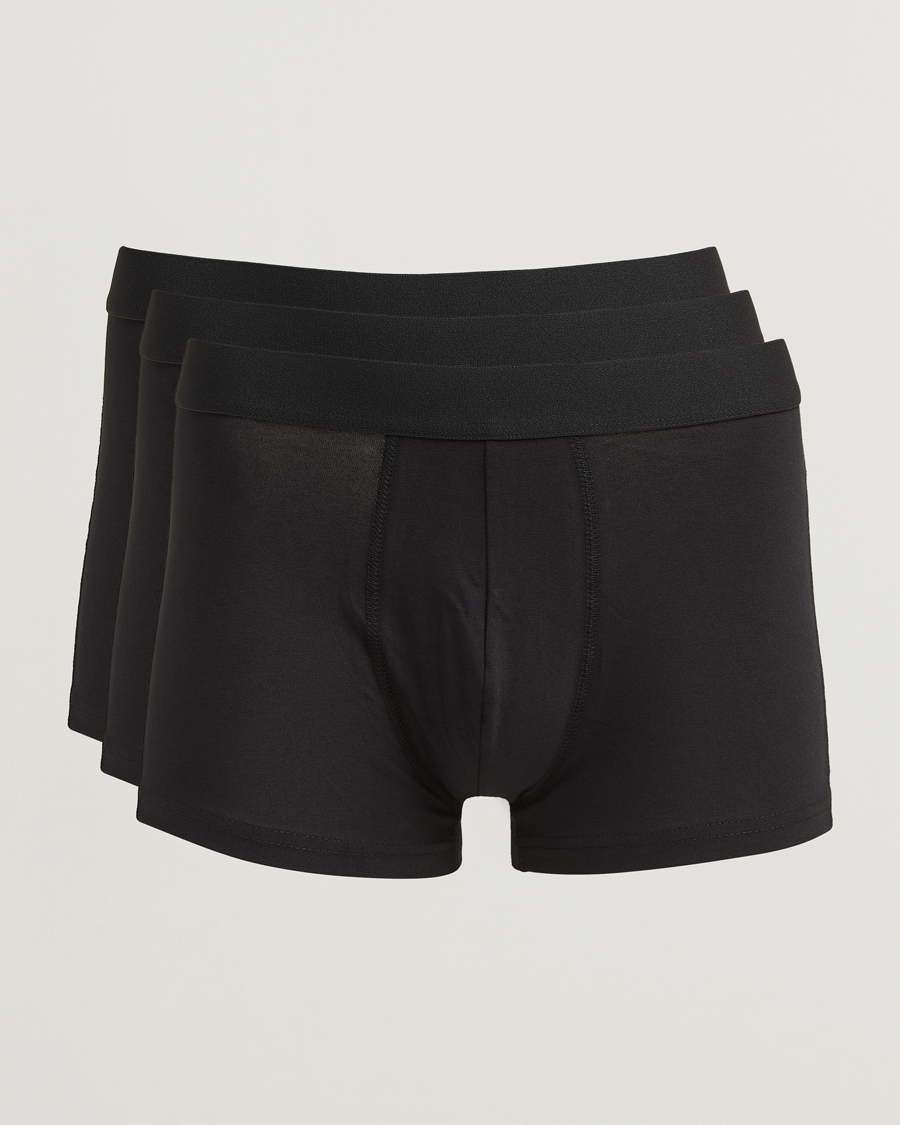 Uomini | Biancheria intima | Bread & Boxers | 3-Pack Trunk Black