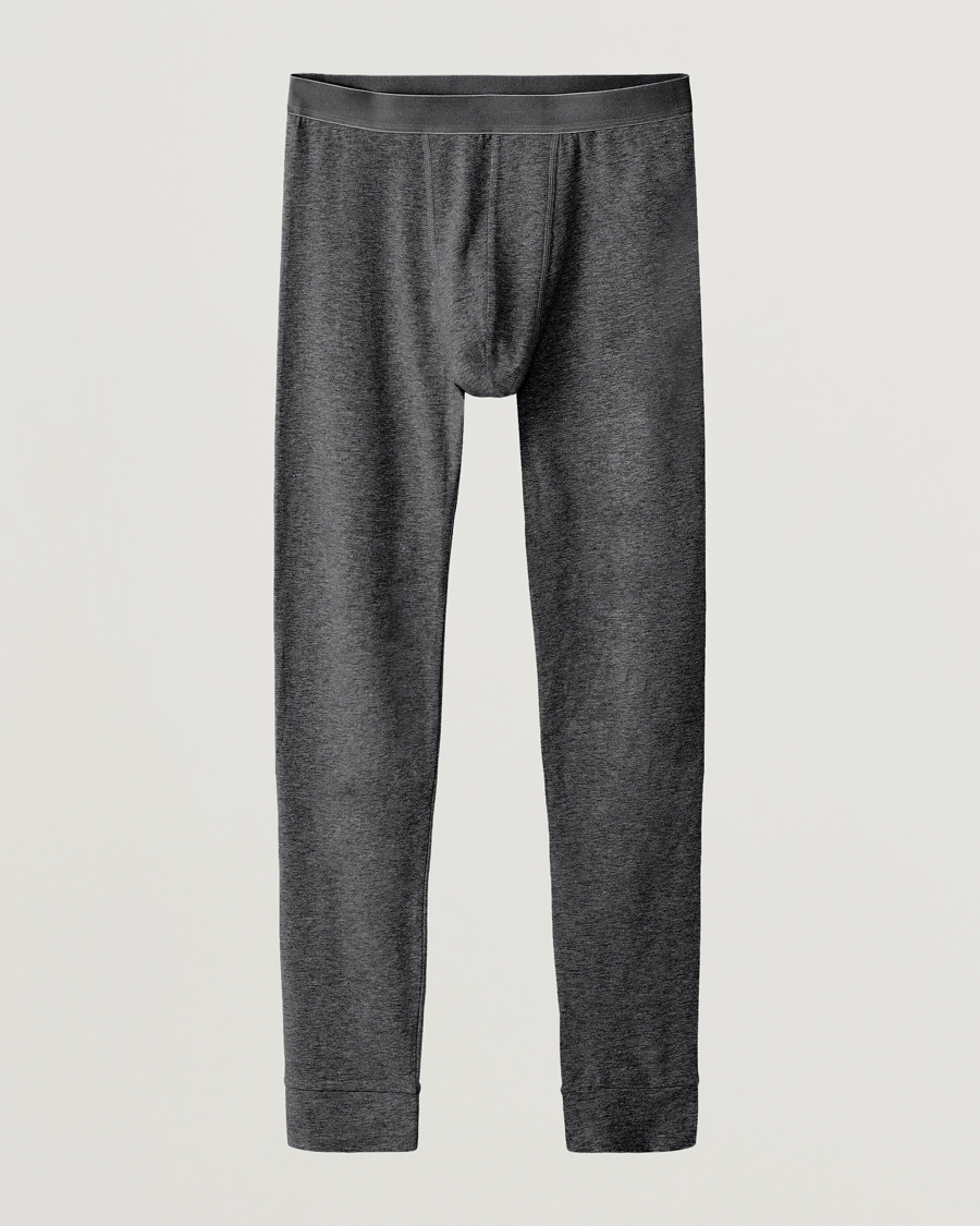 Uomini | Biancheria intima | Bread & Boxers | Long Johns Dark Grey Melange