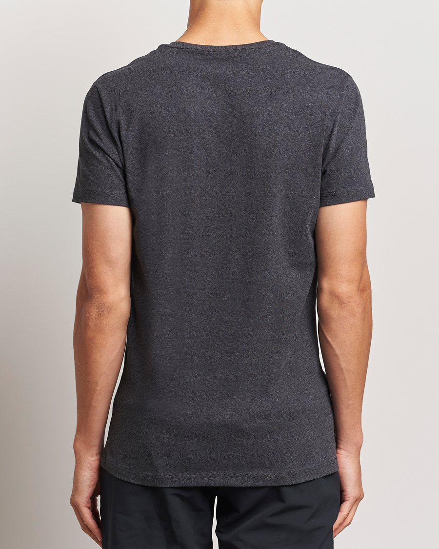 Uomini | T-shirt | Bread & Boxers | 2-Pack Crew Neck T-Shirt Dark Grey Melange