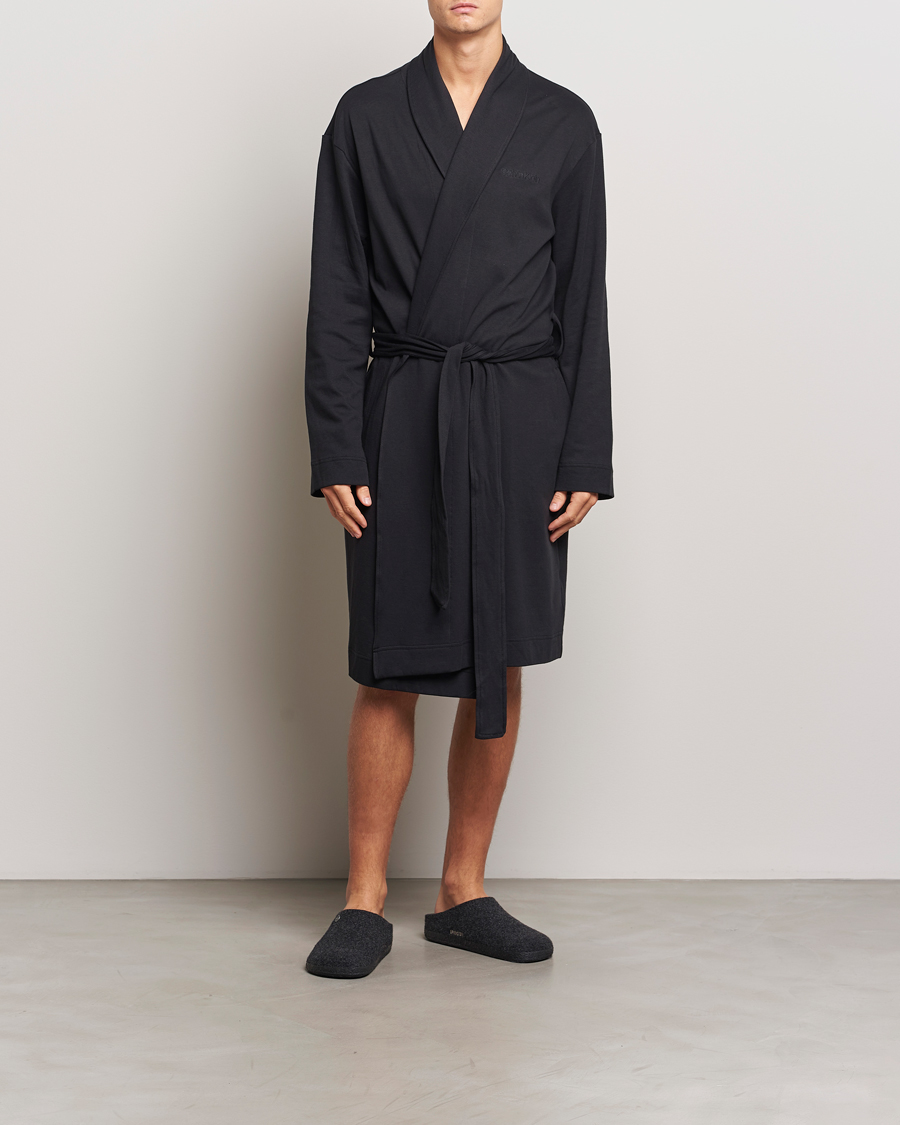 Uomini | Accappatoi & Pigiami | Calvin Klein | Cotton Robe Black