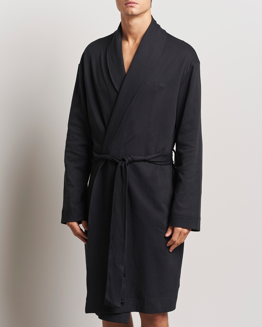 Uomini | Accappatoi & Pigiami | Calvin Klein | Cotton Robe Black