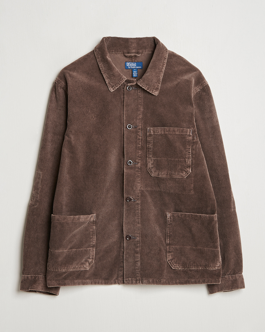Uomini | Giacche | Polo Ralph Lauren | Unlined Field Jacket Hanford Brown Repair