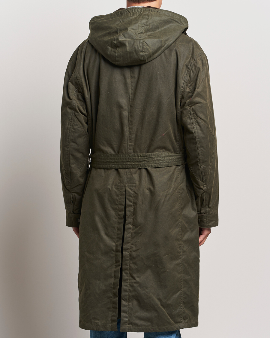 Uomini | Giacche | Polo Ralph Lauren | Stewart Belted Coat Oil Cloth Green