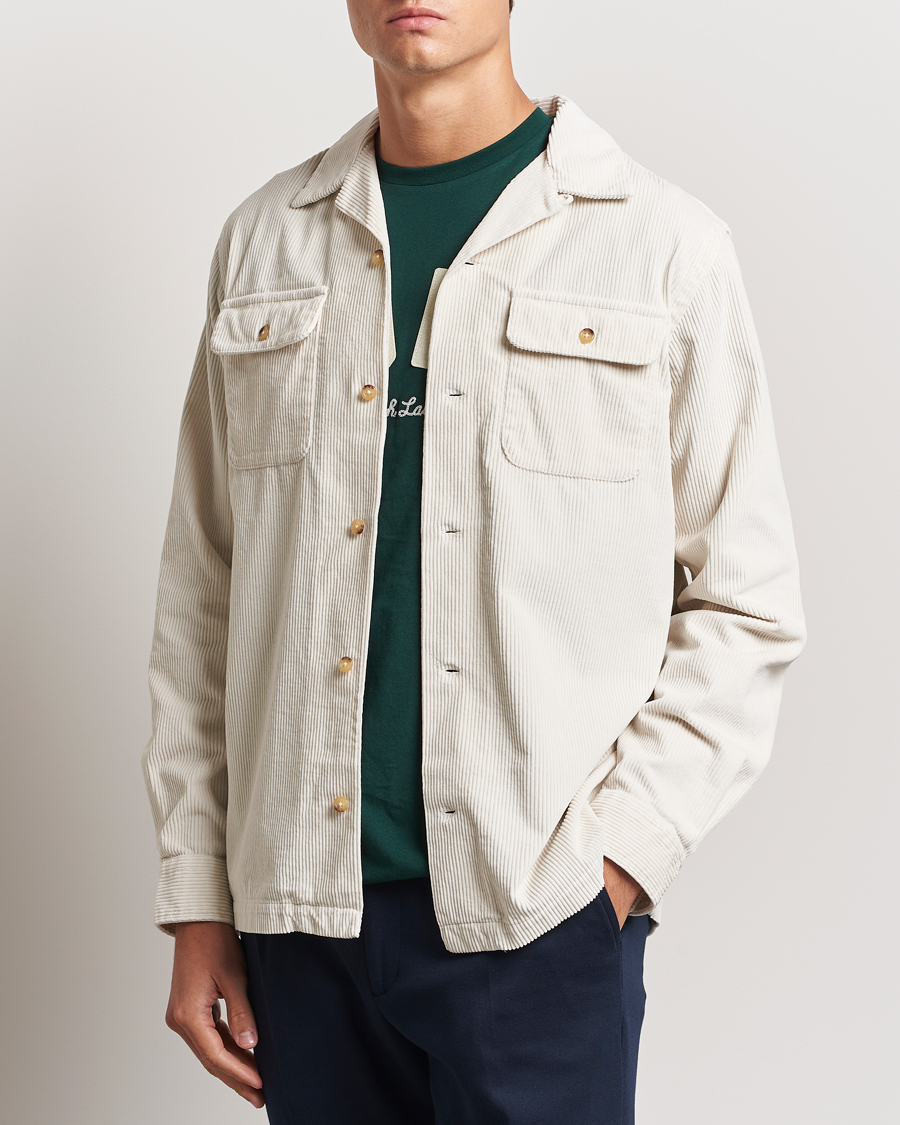 Uomini | Camicie | Polo Ralph Lauren | Corduroy Western Shirt Antique Cream