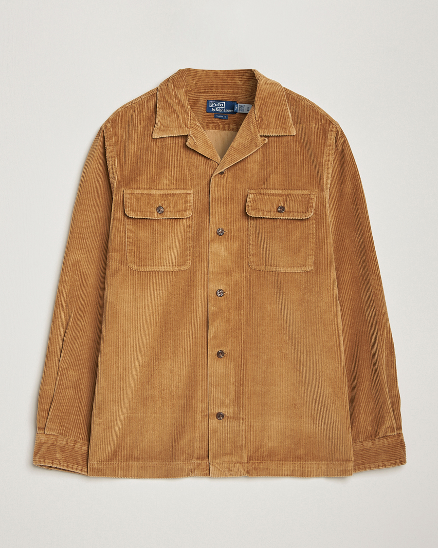 Uomini | Camicie | Polo Ralph Lauren | Corduroy Western Shirt Rustic Tan