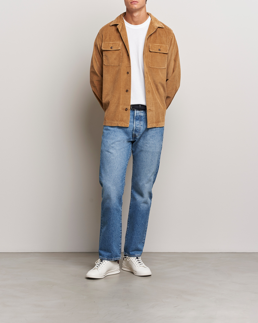 Uomini | Camicie | Polo Ralph Lauren | Corduroy Western Shirt Rustic Tan