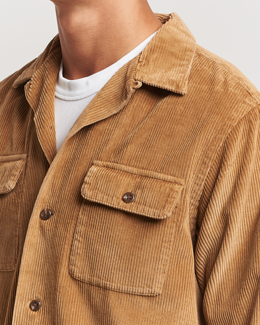 Uomini | Camicie | Polo Ralph Lauren | Corduroy Western Shirt Rustic Tan