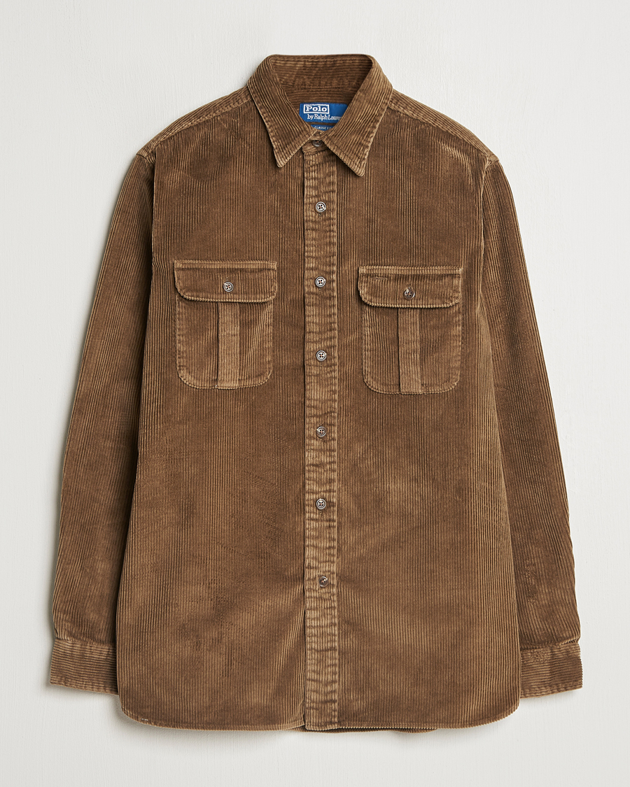 Uomini | Camicie | Polo Ralph Lauren | Corduroy Patch Shirt York Brown