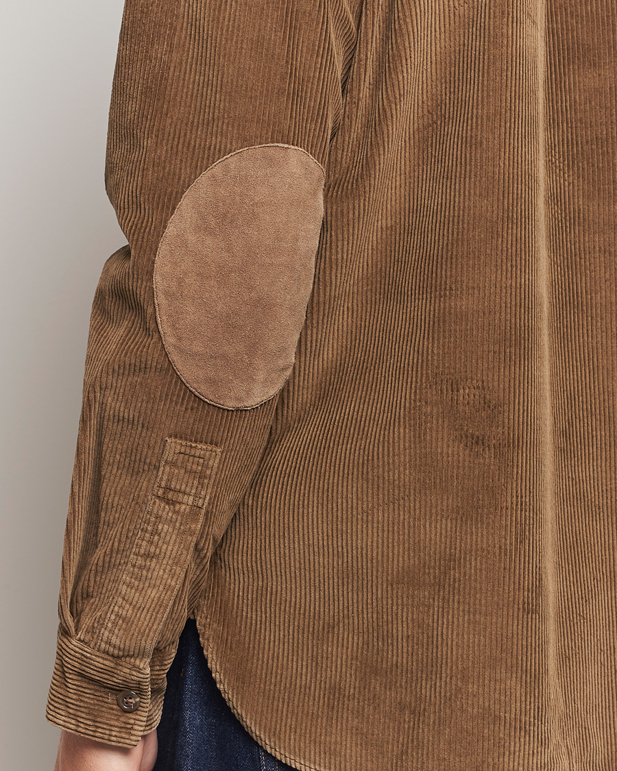 Uomini | Camicie | Polo Ralph Lauren | Corduroy Patch Shirt York Brown