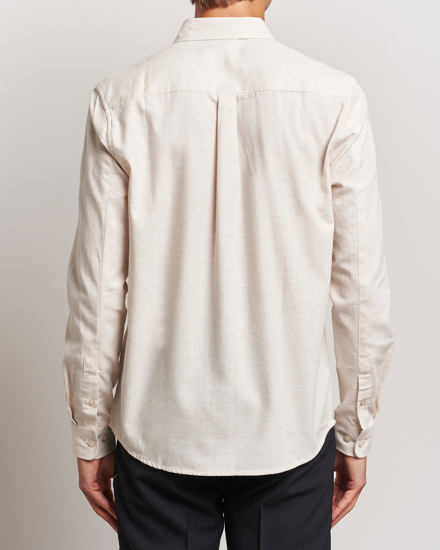 Uomini | Camicie | KnowledgeCotton Apparel | Regular Fit Melange Flannel Shirt Greish