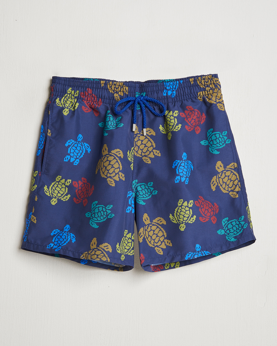 Uomini | Costumi da bagno | Vilebrequin | Moorea Swim Shorts Bleu Marine