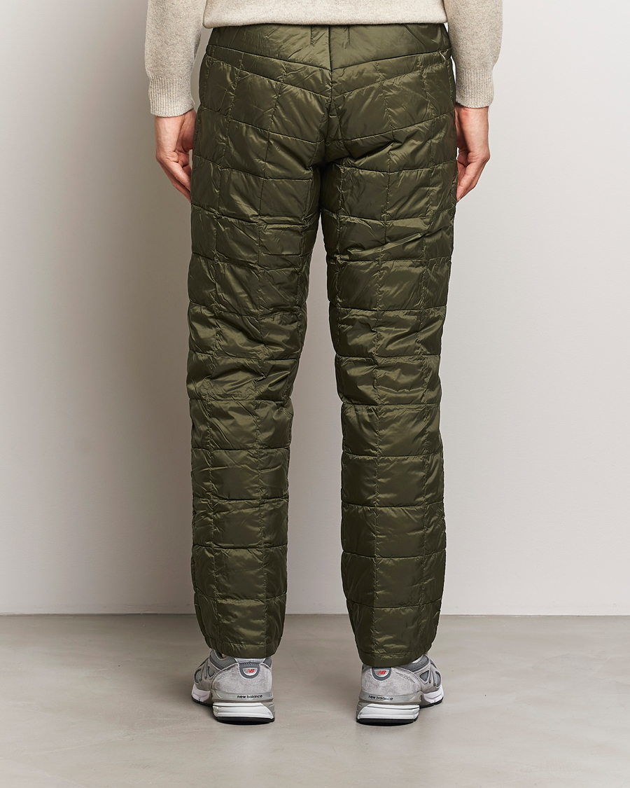 Uomini | Pantaloni | TAION | Regular Straight Down Pants Dark Olive