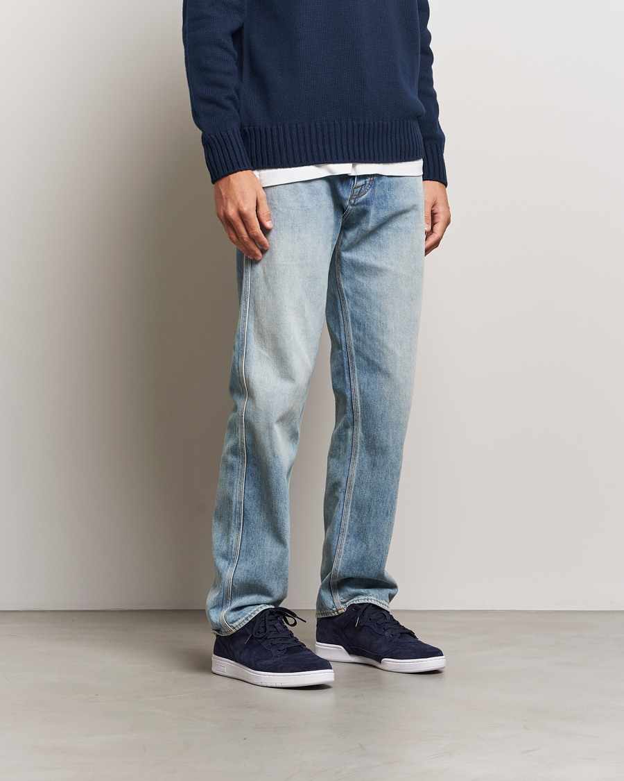Uomini | Polo Ralph Lauren Polo Court Sneaker Navy Suede | Polo Ralph Lauren | Polo Court Sneaker Navy Suede