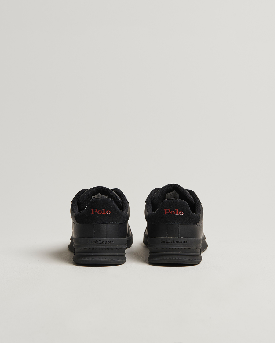 Uomini | Polo Ralph Lauren Heritage Court II High Sneaker Black/Red | Polo Ralph Lauren | Heritage Court II High Sneaker Black/Red