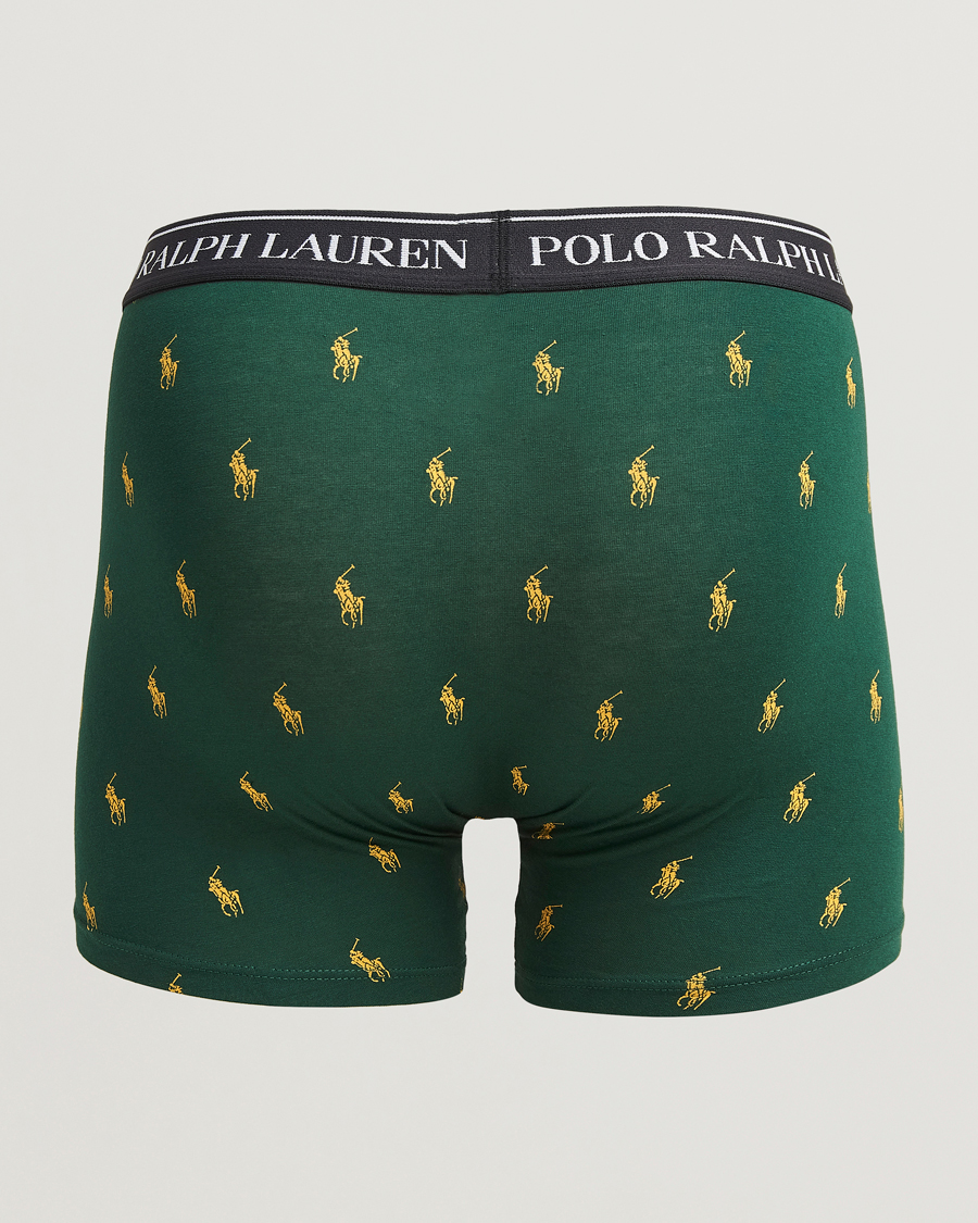 Uomini | Biancheria intima | Polo Ralph Lauren | 3-Pack Boxer Brief Pine/Gold/Black