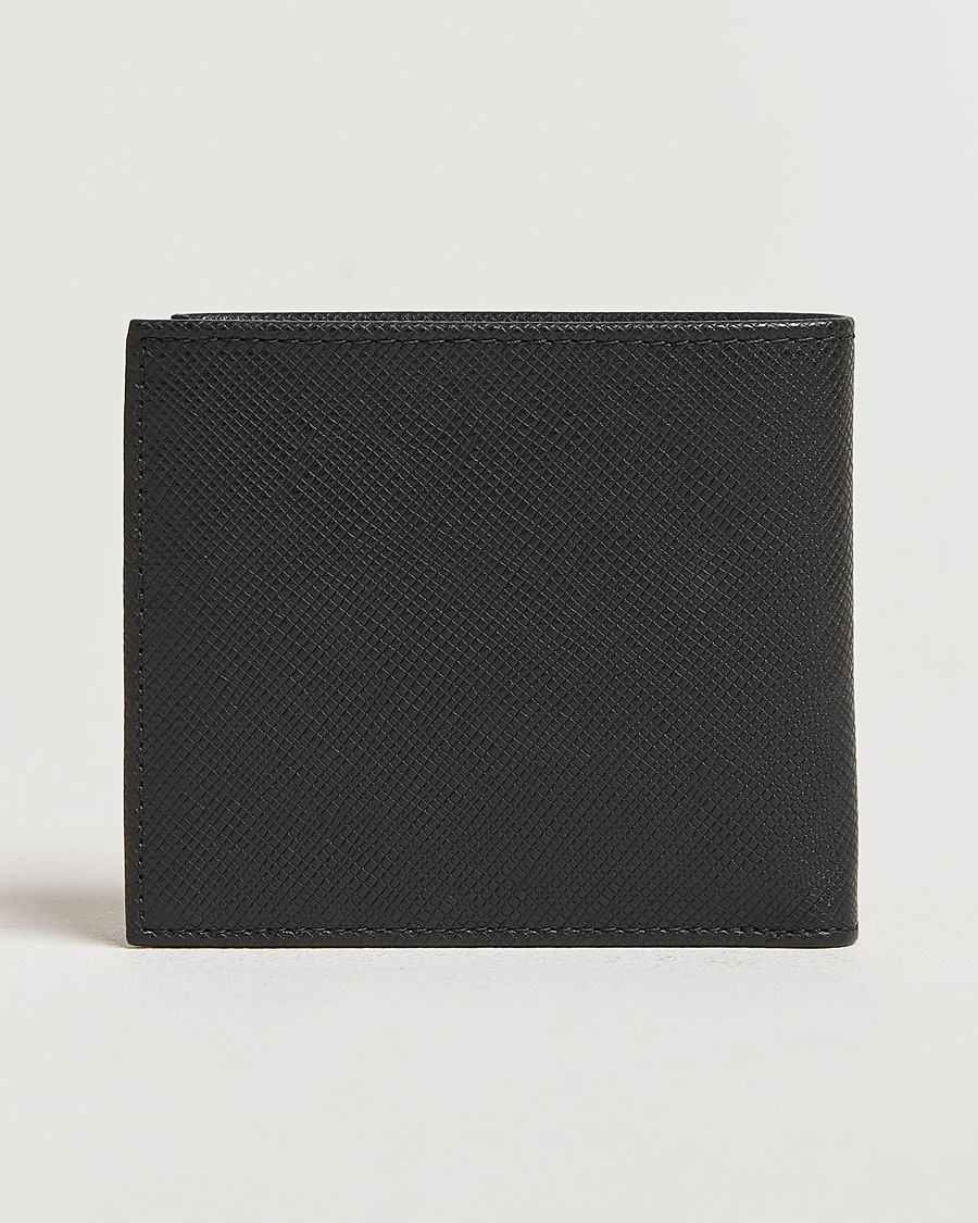Uomini | Polo Ralph Lauren Saffiano Leather Wallet Black | Polo Ralph Lauren | Saffiano Leather Wallet Black