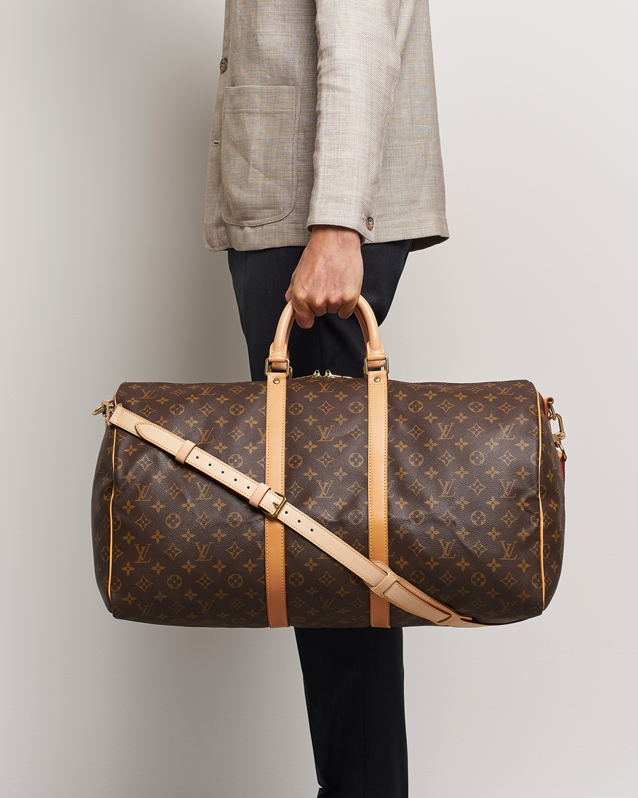 Uomini | Louis Vuitton Pre-Owned Keepall Bandoulière 55 Monogram | Louis Vuitton Pre-Owned | Keepall Bandoulière 55 Monogram