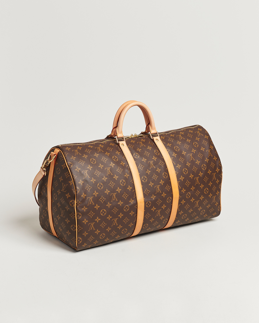 Uomini | Louis Vuitton Pre-Owned Keepall Bandoulière 55 Monogram | Louis Vuitton Pre-Owned | Keepall Bandoulière 55 Monogram