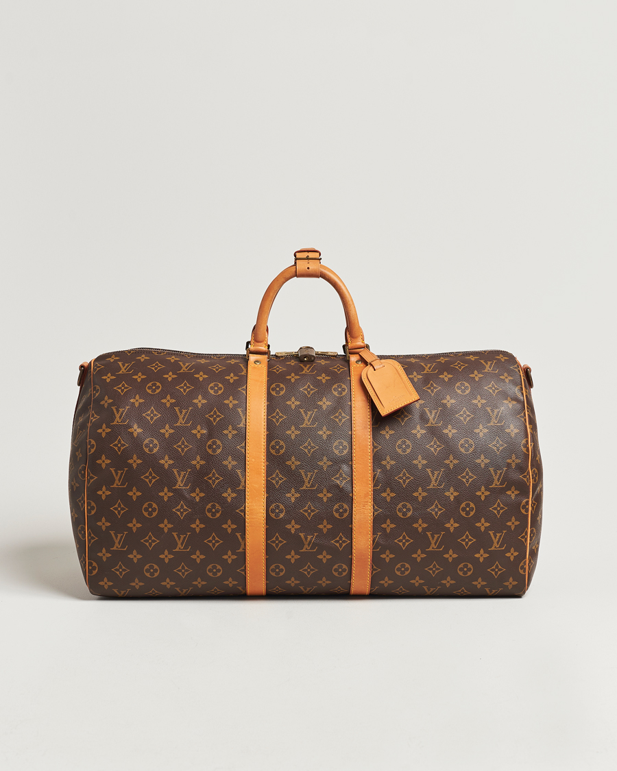 Uomini | Louis Vuitton Pre-Owned Keepall Bandoulière 55 Monogram | Louis Vuitton Pre-Owned | Keepall Bandoulière 55 Monogram