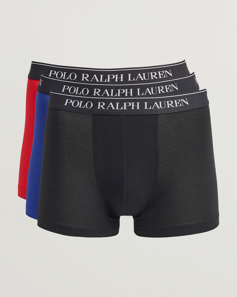 Uomini | Biancheria intima | Polo Ralph Lauren | 3-Pack Trunk Blue/Red/Black