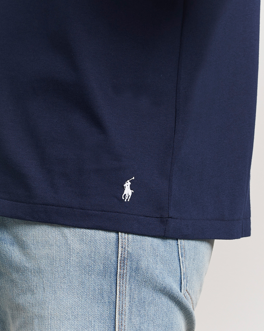 Uomini | T-shirt | Polo Ralph Lauren | Logo Cotton Jersey Sleep T-Shirt Cruise Navy