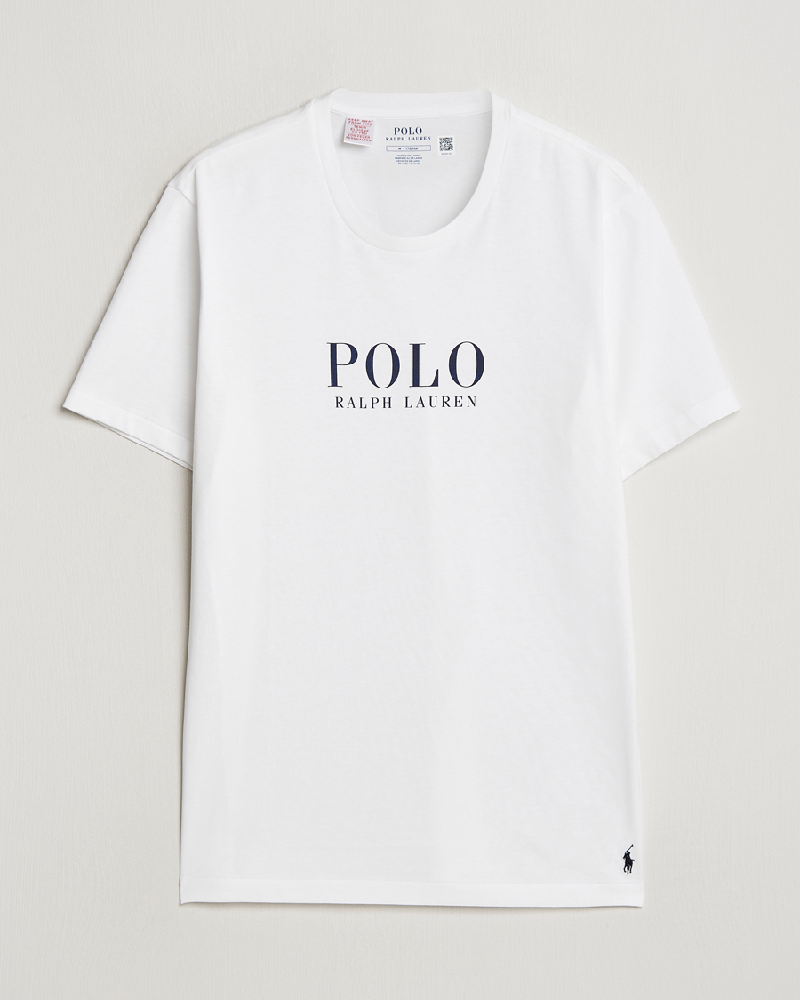 Uomini | T-shirt | Polo Ralph Lauren | Logo Cotton Jersey Sleep T-Shirt White