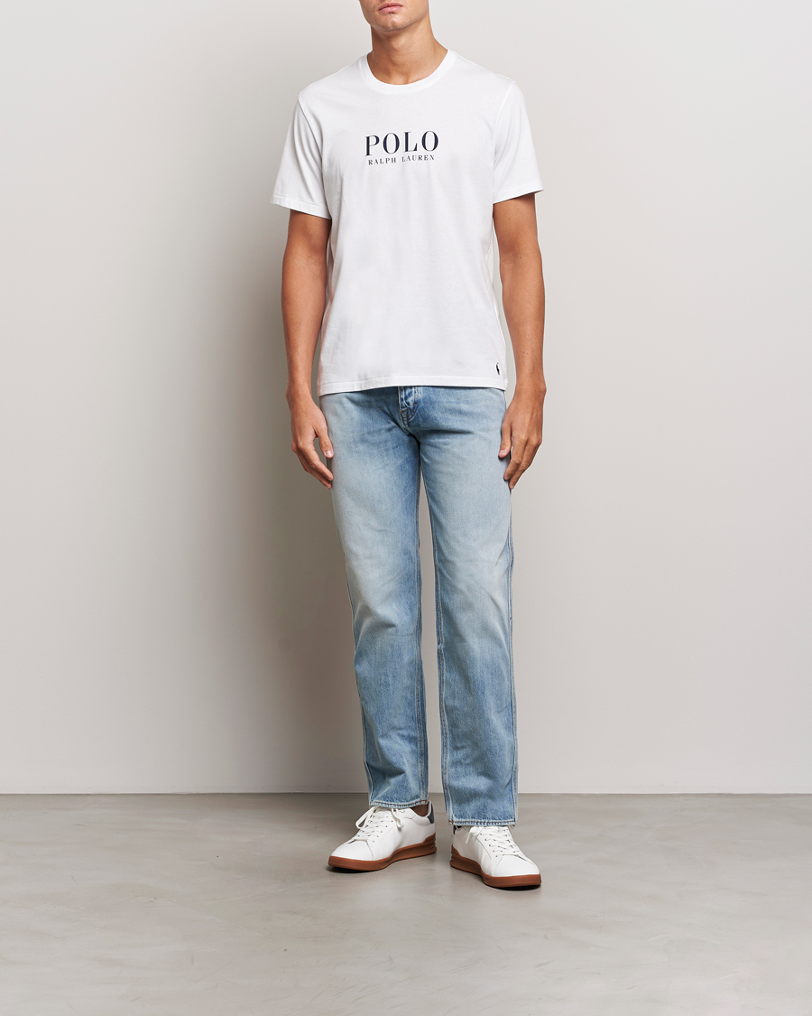Uomini | T-shirt | Polo Ralph Lauren | Logo Cotton Jersey Sleep T-Shirt White