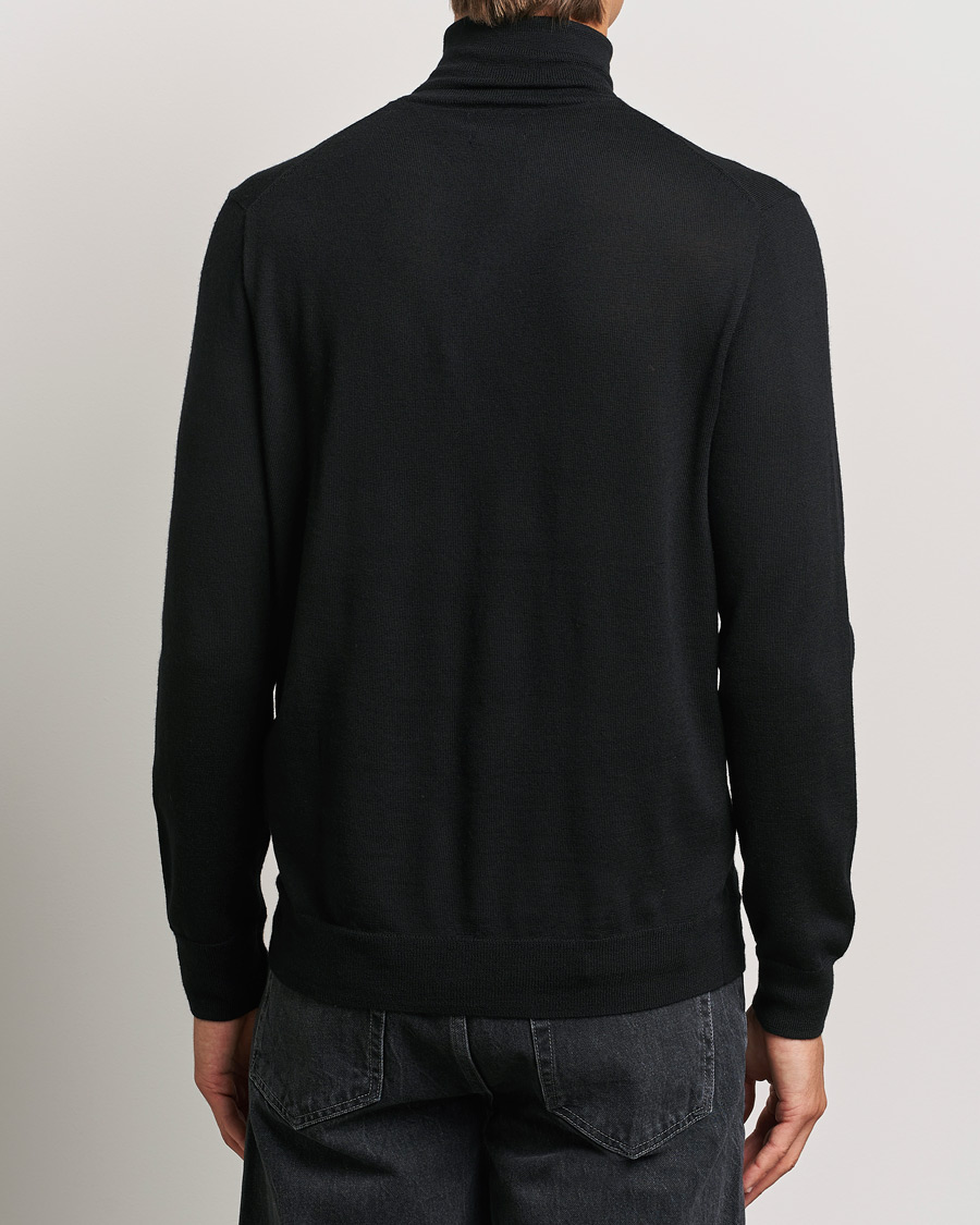 Uomini | Maglieria | Polo Ralph Lauren | Merino Knitted Rollneck Polo Black