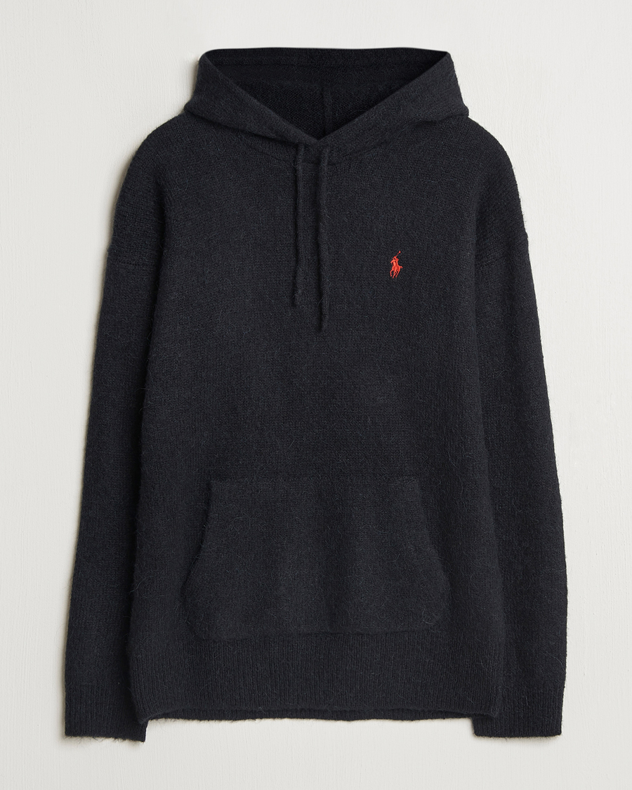 Uomini | Maglieria | Polo Ralph Lauren | Alpaca Hoodie Polo Black